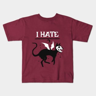 I hate everyone Kids T-Shirt